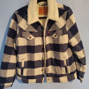 Levi's Plaid Lined Jacket